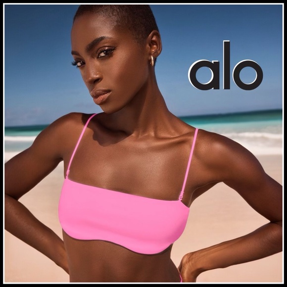 ALO Yoga Other - Alo Yoga Airbrush Socialite Bandeau 💖🌸Paradise Pink